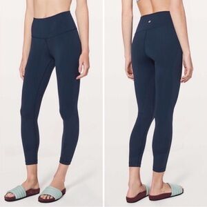 Lululemon Wunder Under High-Rise Tight 25" Navy Size 4